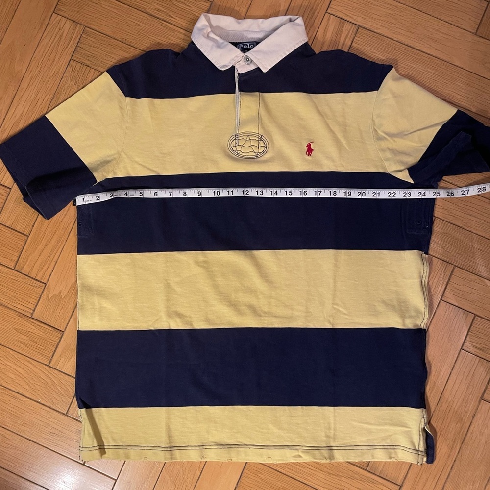 Polo Ralph Lauren Striped Cotton Polo Shirt - Size L
